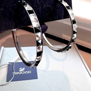✨Stunning Vintage Limited Edition Aterlier Swarovski Viktor & Rolf Hoop Earrings